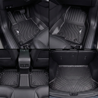 Tapetes Termoformados MatDefender 5D con Baul Mazda CX5