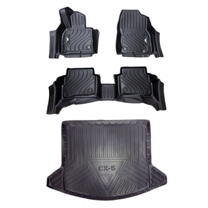 Tapetes Termoformados MatDefender 5D con Baul Mazda CX5