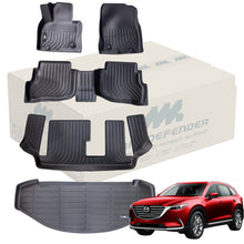 Tapetes Termoformados y Baul MatDefender Mazda CX9 2016-2024