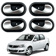 Juego manijas Logan 2008 - 2016 plateada