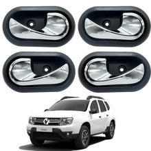 Juego Manijas Interiores Cromadas Renault Duster 2013 - 2021