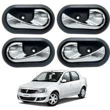 Juego Manijas Interiores Cromadas Renault Logan 2008 - 2016