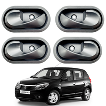 Juego Manija interiores Sandero 2009 - 2016 Negra