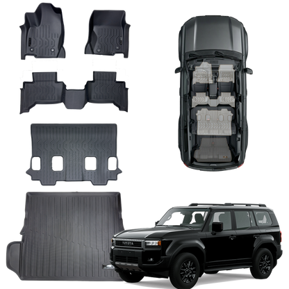 Tapetes y Baul Termoformados Matdefender Toyota Prado J250