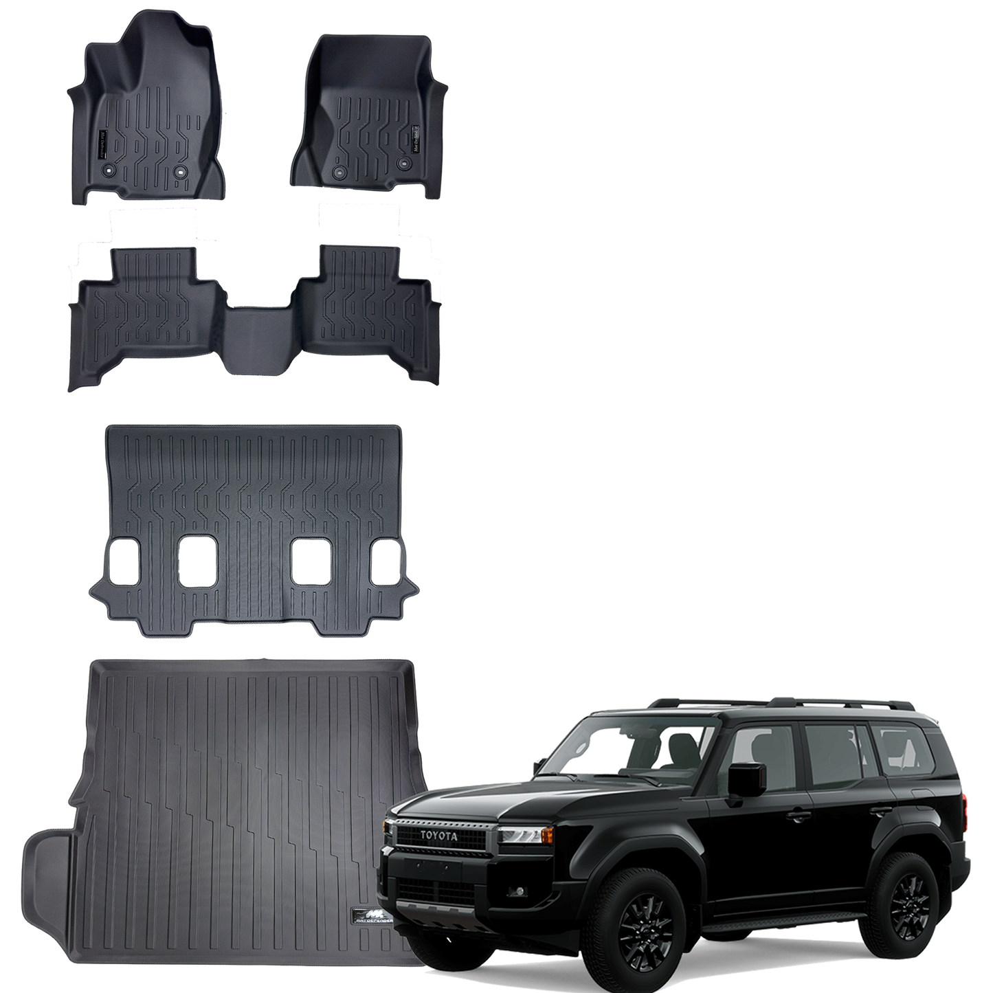 Tapetes y Baul Termoformados Matdefender Toyota Prado J250