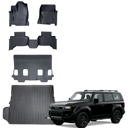 Tapetes y Baul Termoformados Matdefender Toyota Prado J250