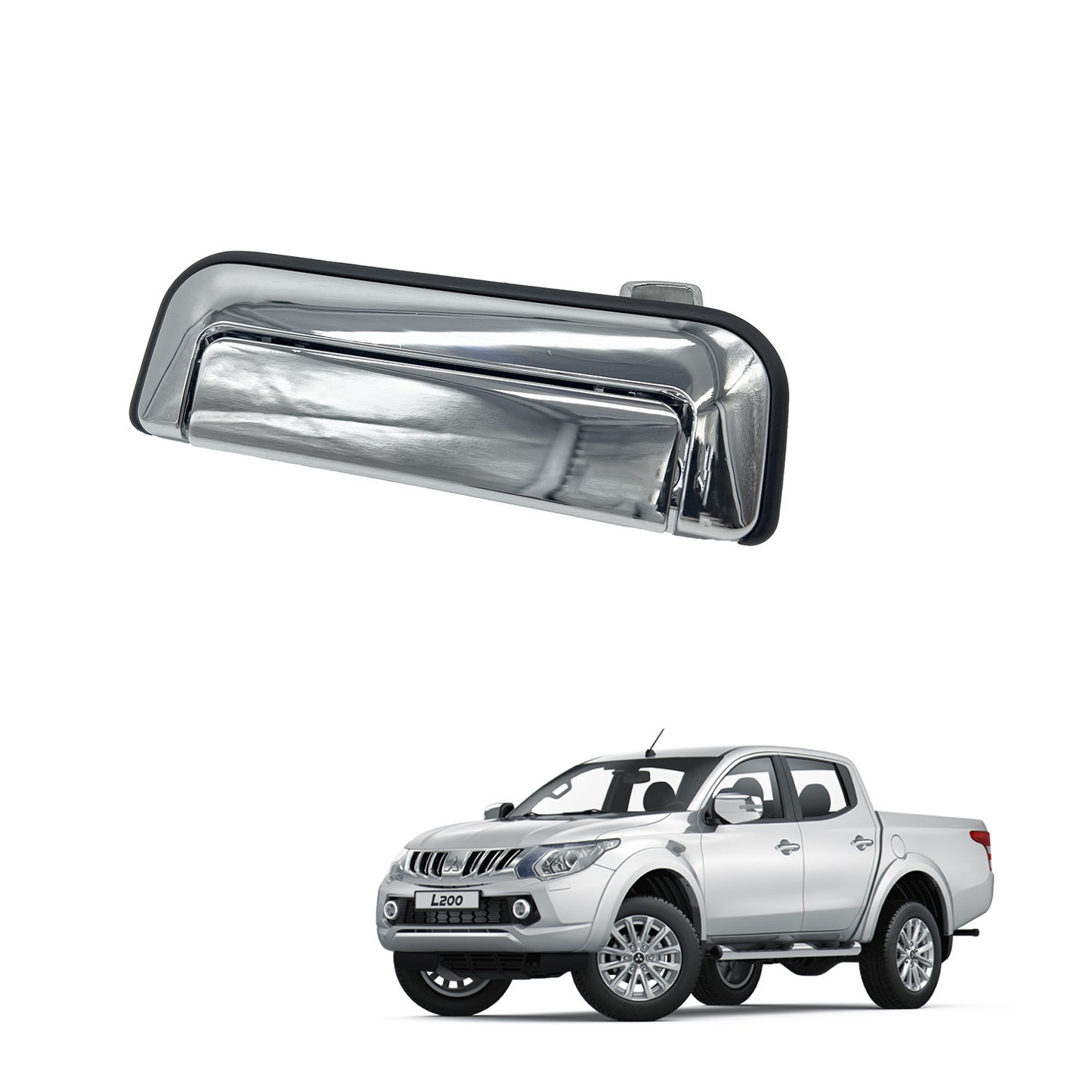 Manija Compuerta Para Mitsubishi L200 Cromada