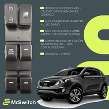 Switch elevavidrio principal MrSwitch Sportage Revolution