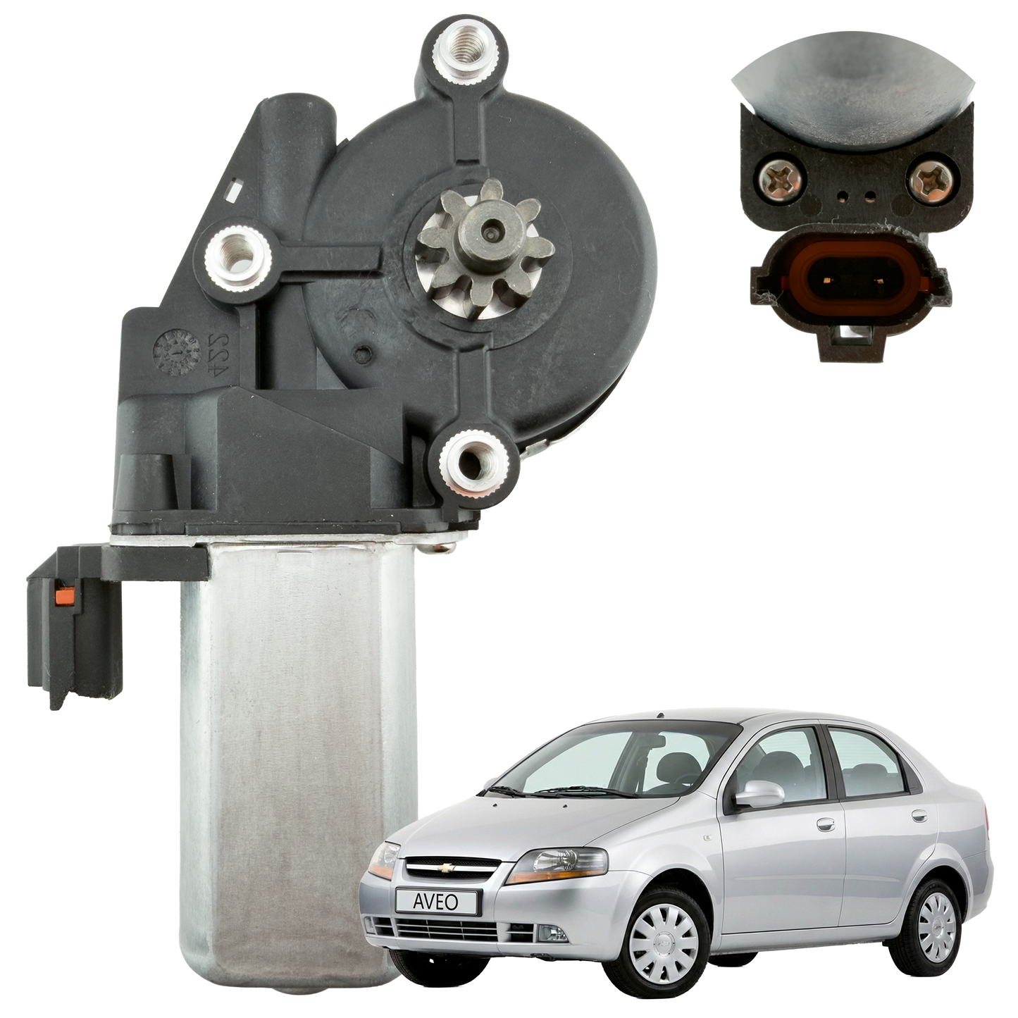 Motor Elevavidrio Derecho Chevrolet Aveo Family 2005-2013