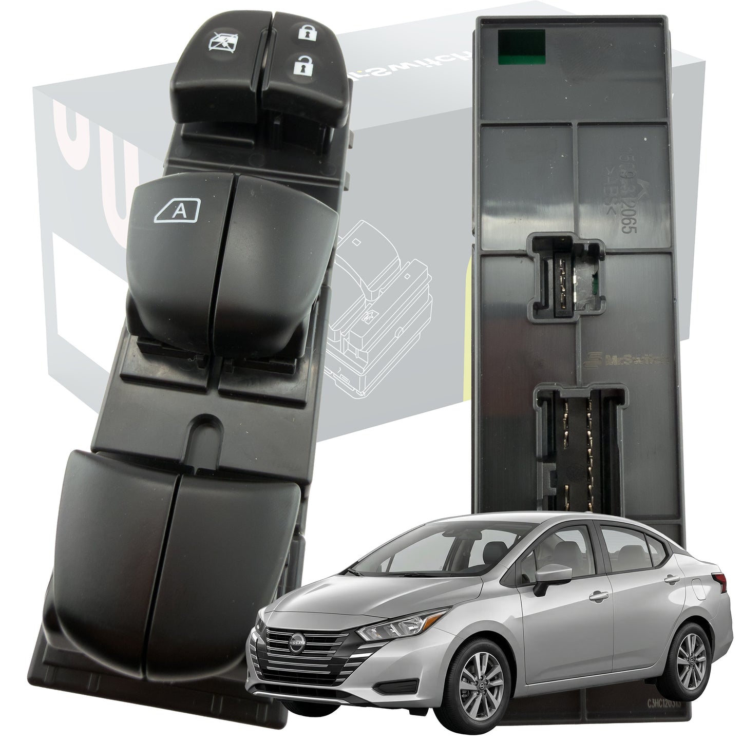 Switch Elevavidrio Principal Nissan Versa 2019-2026