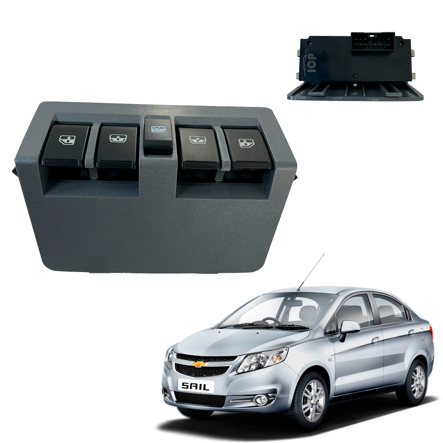 Switch Elevavidrio Principal Chevrolet Sail 11 Pines