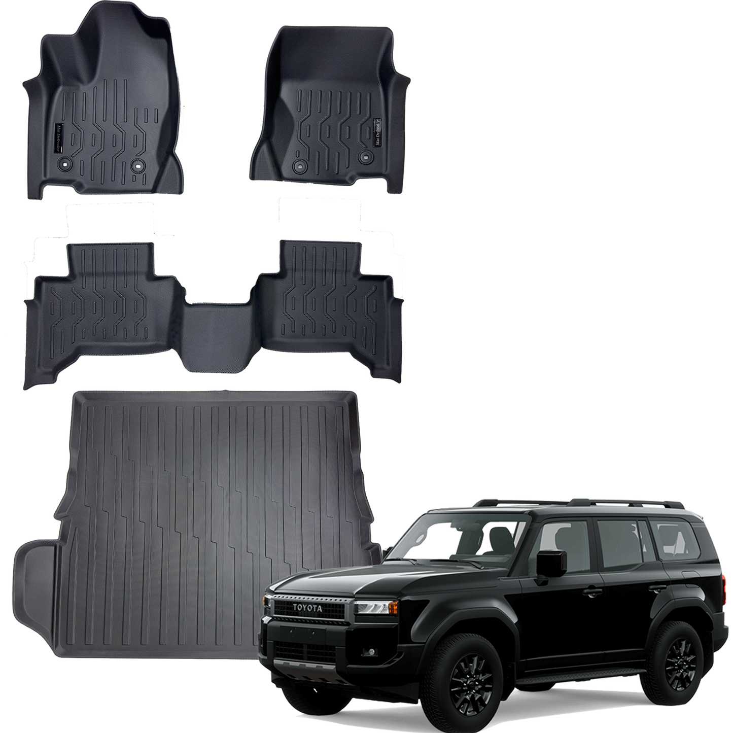 Tapates y baul Matdefender Toyota Prado J250
