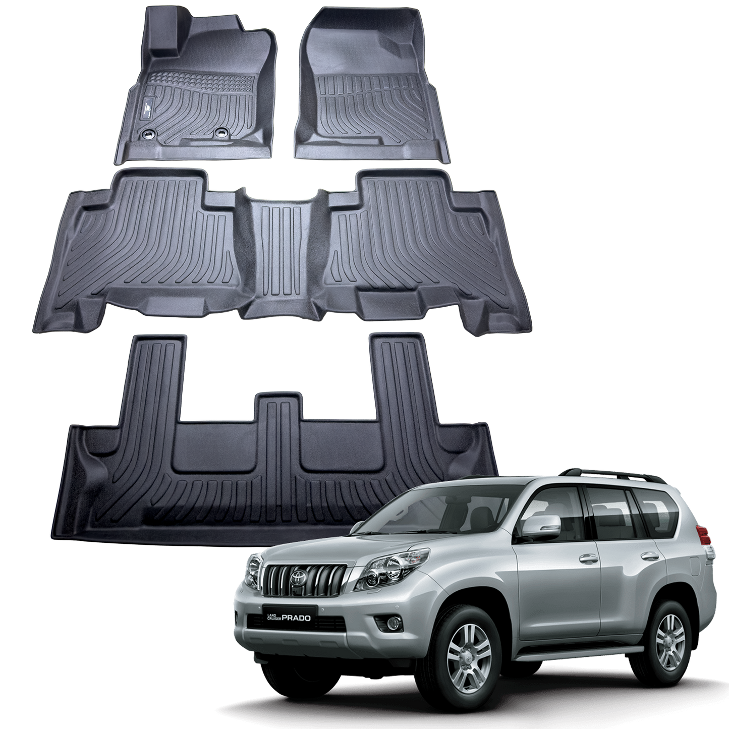 Tapetes Termoformados Matdefender Toyota Prado 2010-2014