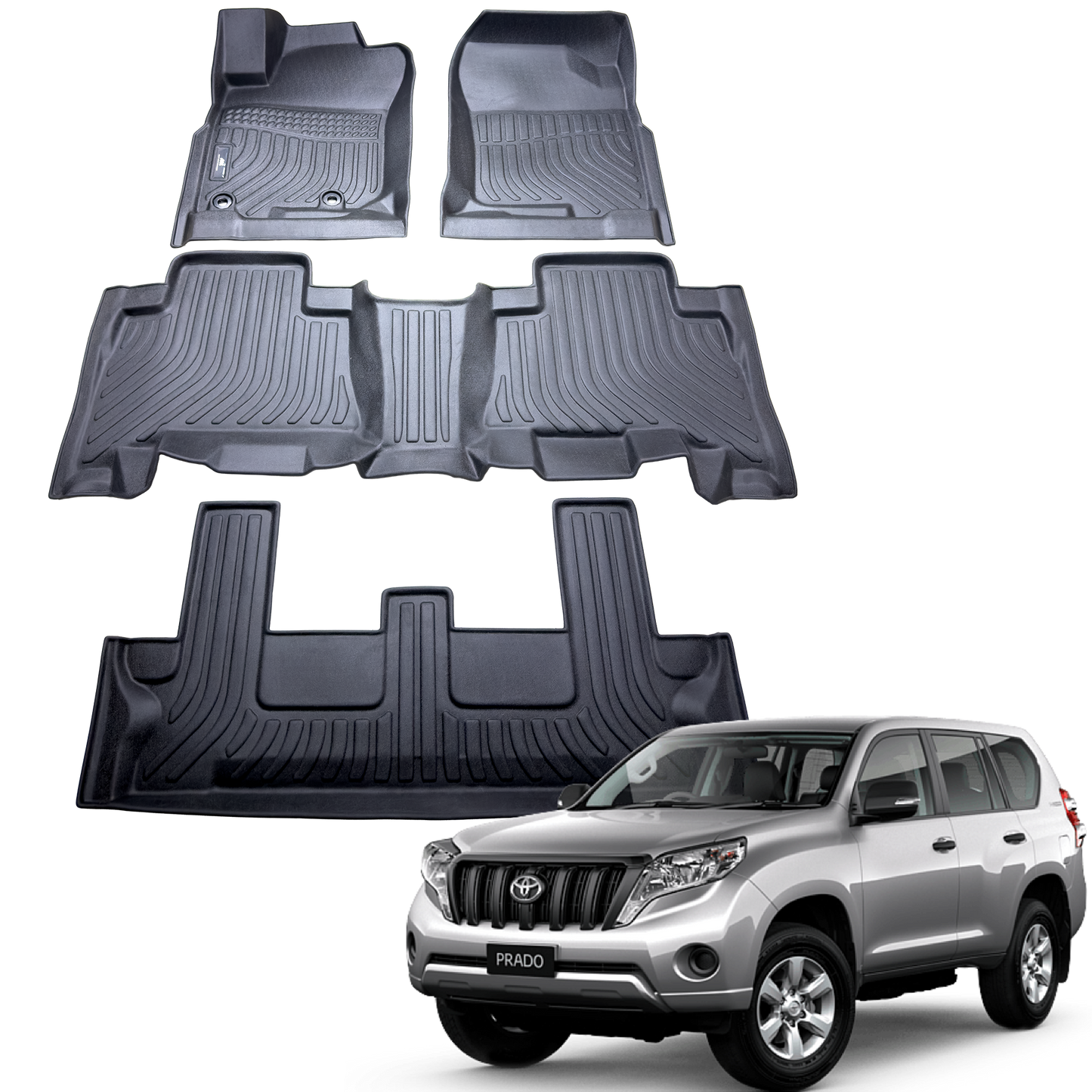Tapetes Termoformados Matdefender Toyota Prado 2015-20118