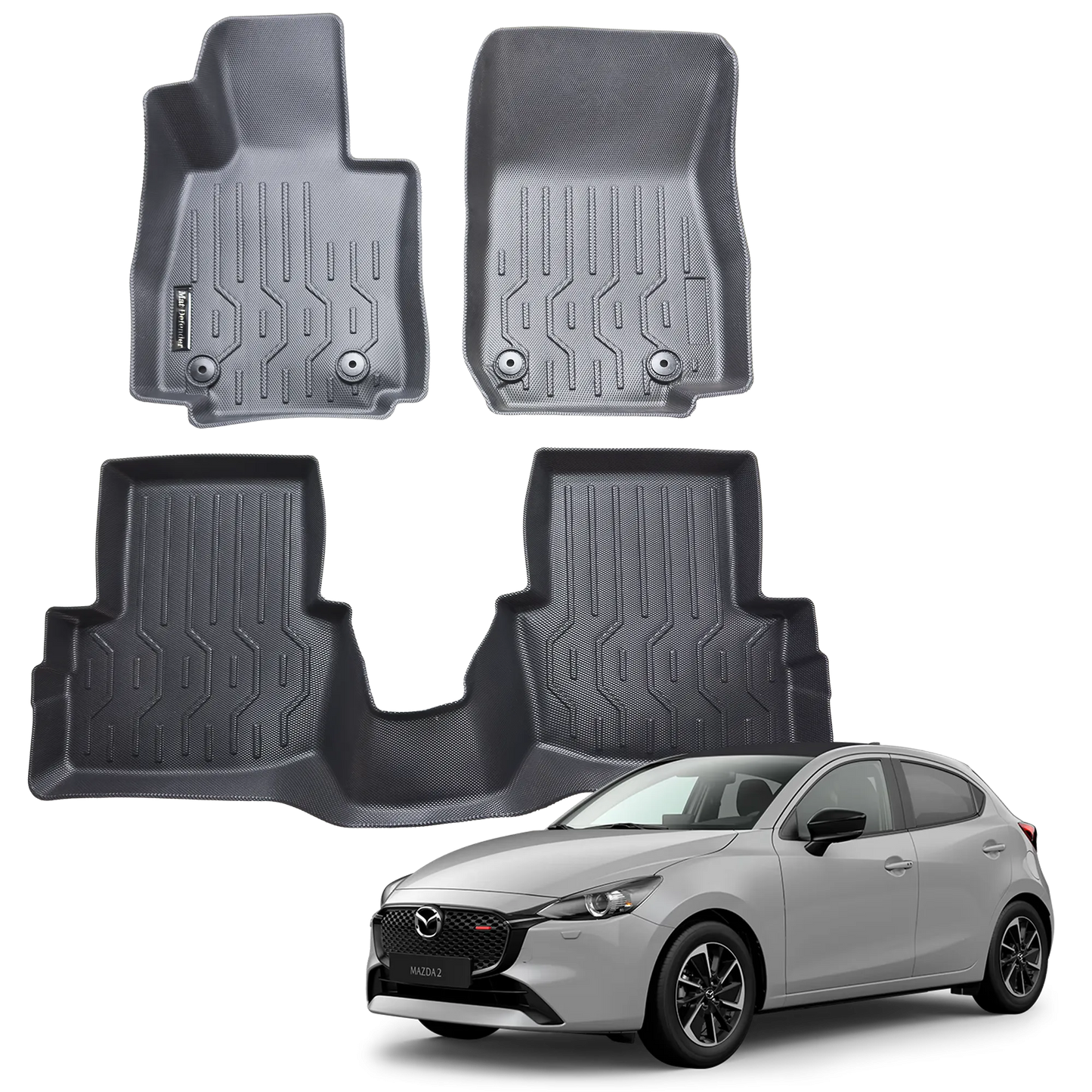 Tapetes Termoformados MatDefender Mazda 2 2014 - 2026