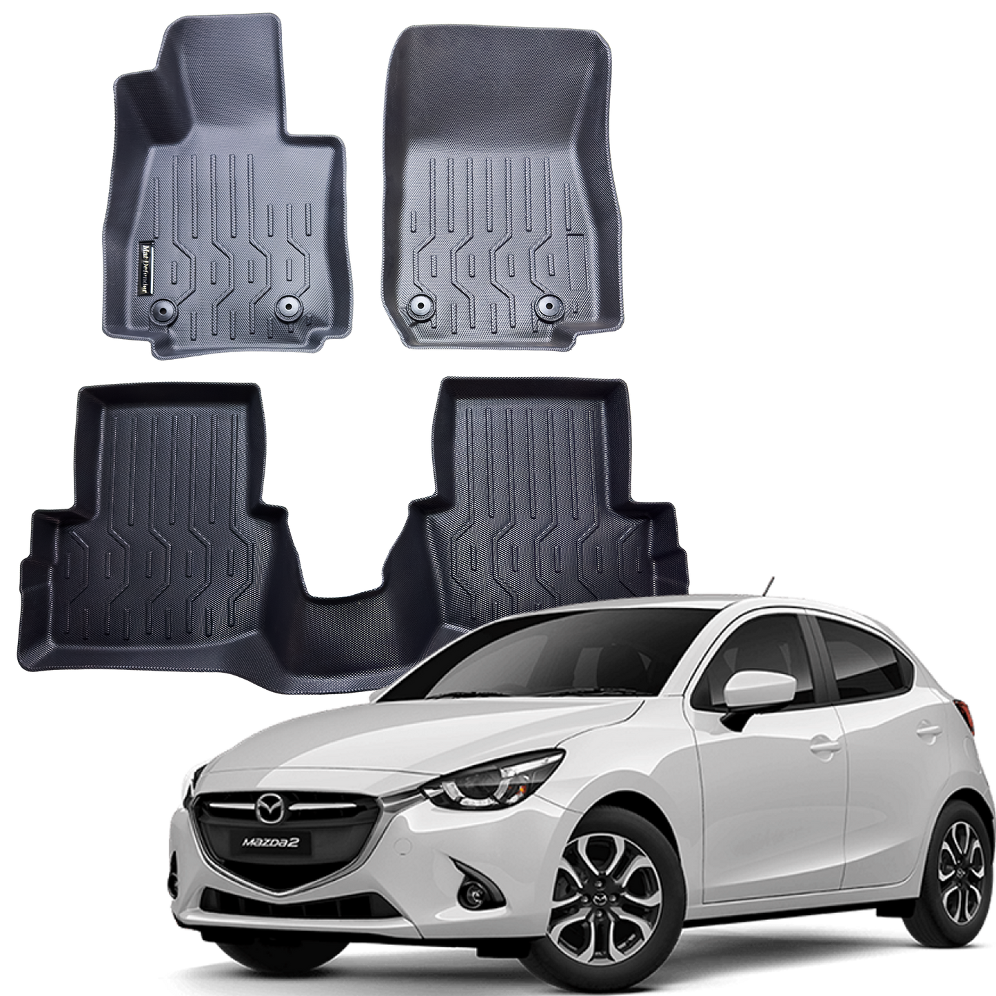 Tapetes Termoformados MatDefender Mazda 2 2014 - 2026