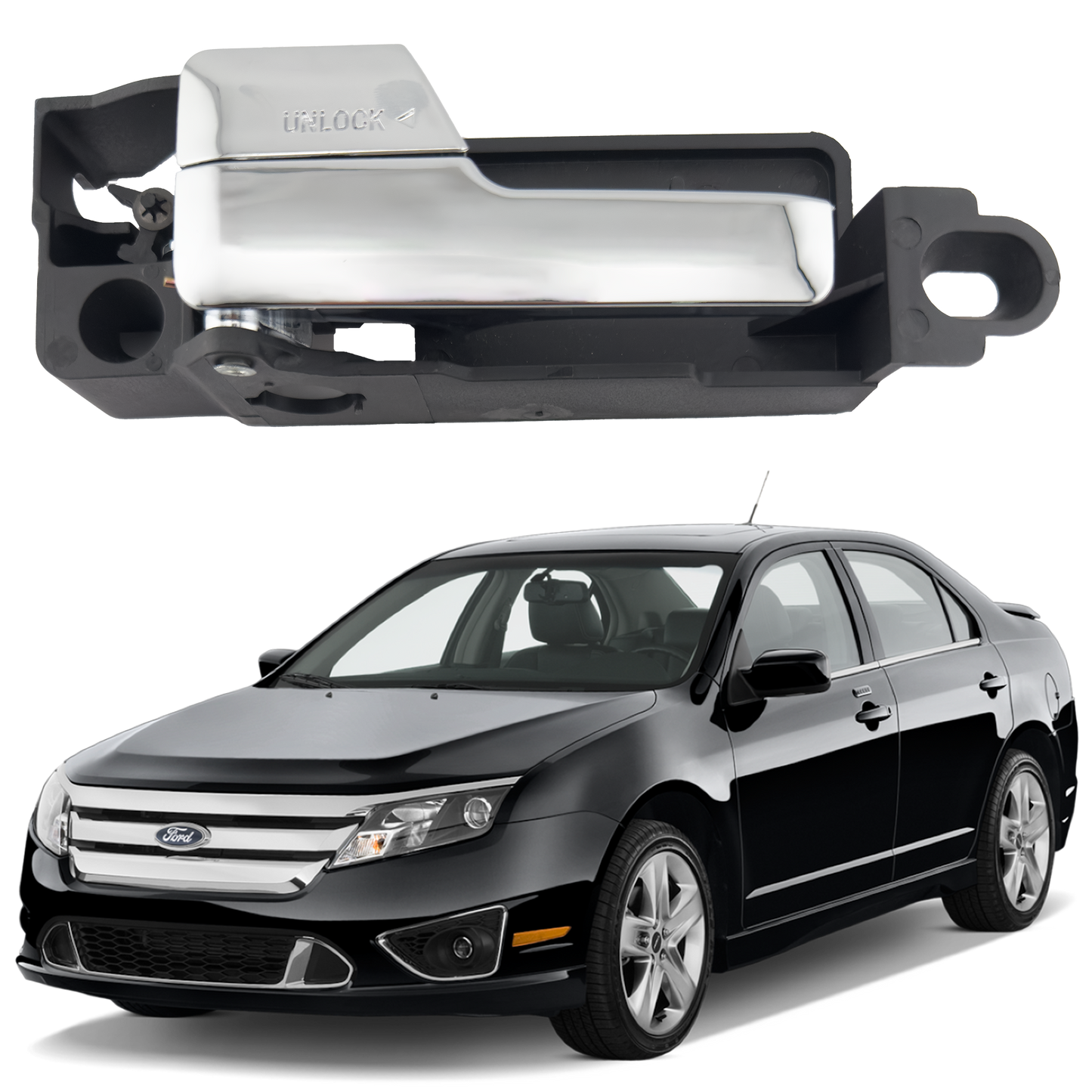 Manija Interna Ford Fusion 2006-2012 Trasera Izquierda