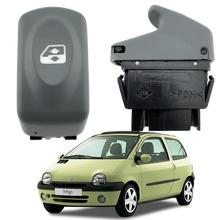 Switch elevavidrios Twingo gris 6 pines