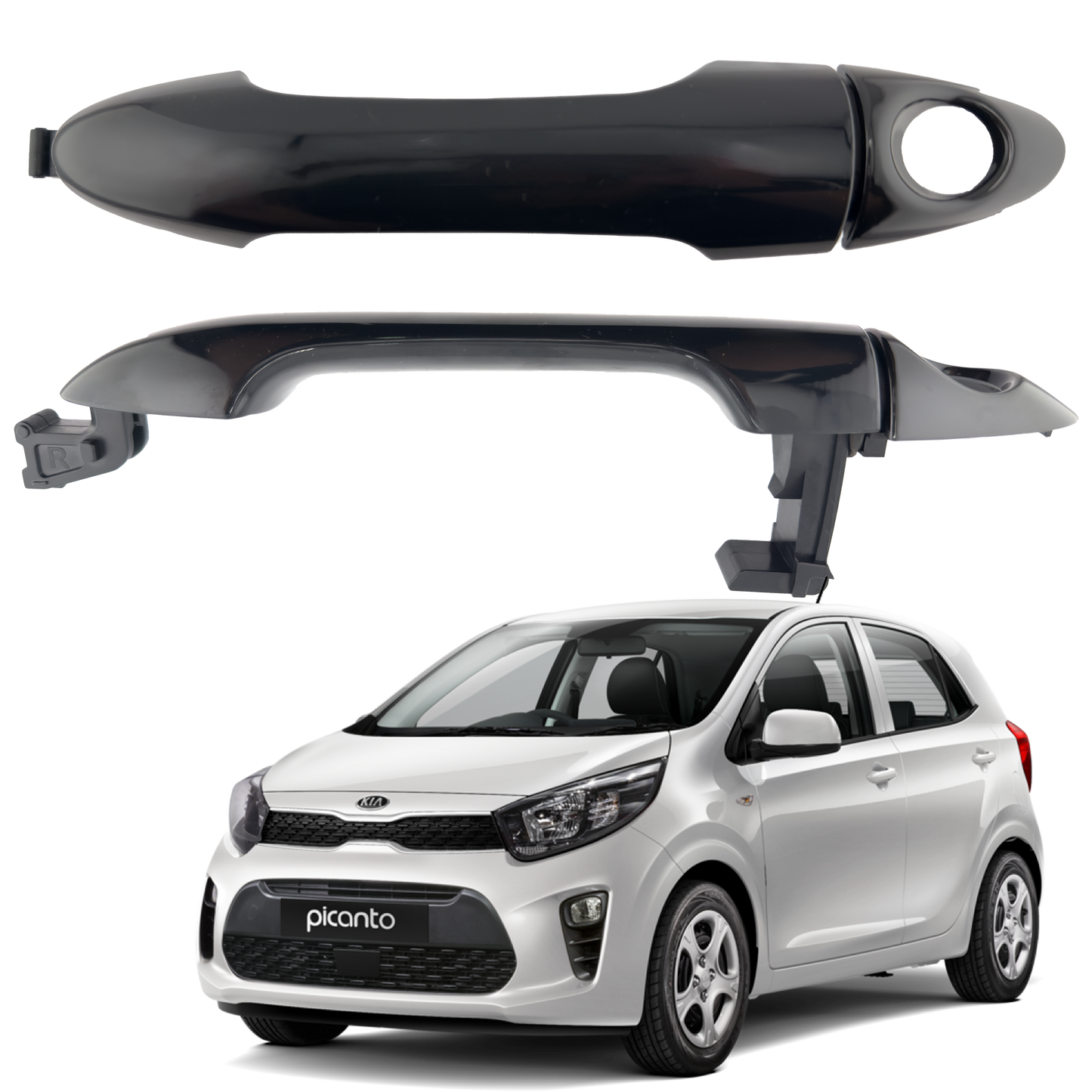 Manija Exterior Picanto Delantera Izquierda negra