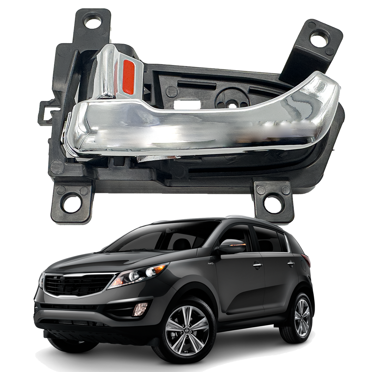 Manija Interior Sportage Revolution Cromada Izquierda