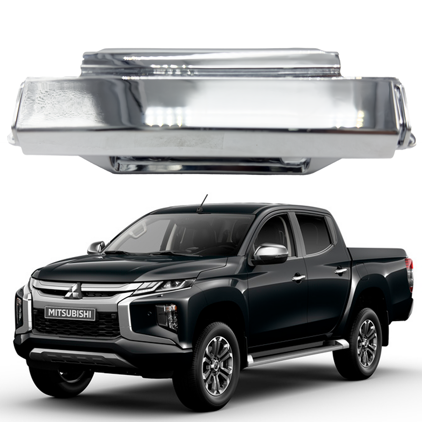 Manija compuerta Mitsubishi L200 sportero 2021 -  Cromada