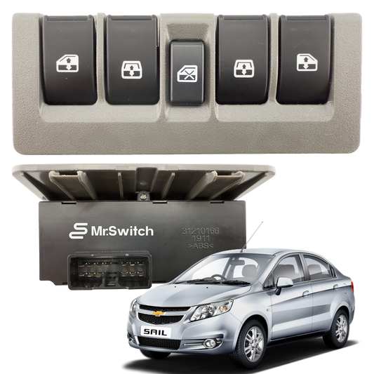 Switch Elevavidrio Principal Chevrolet Sail 13 Pines