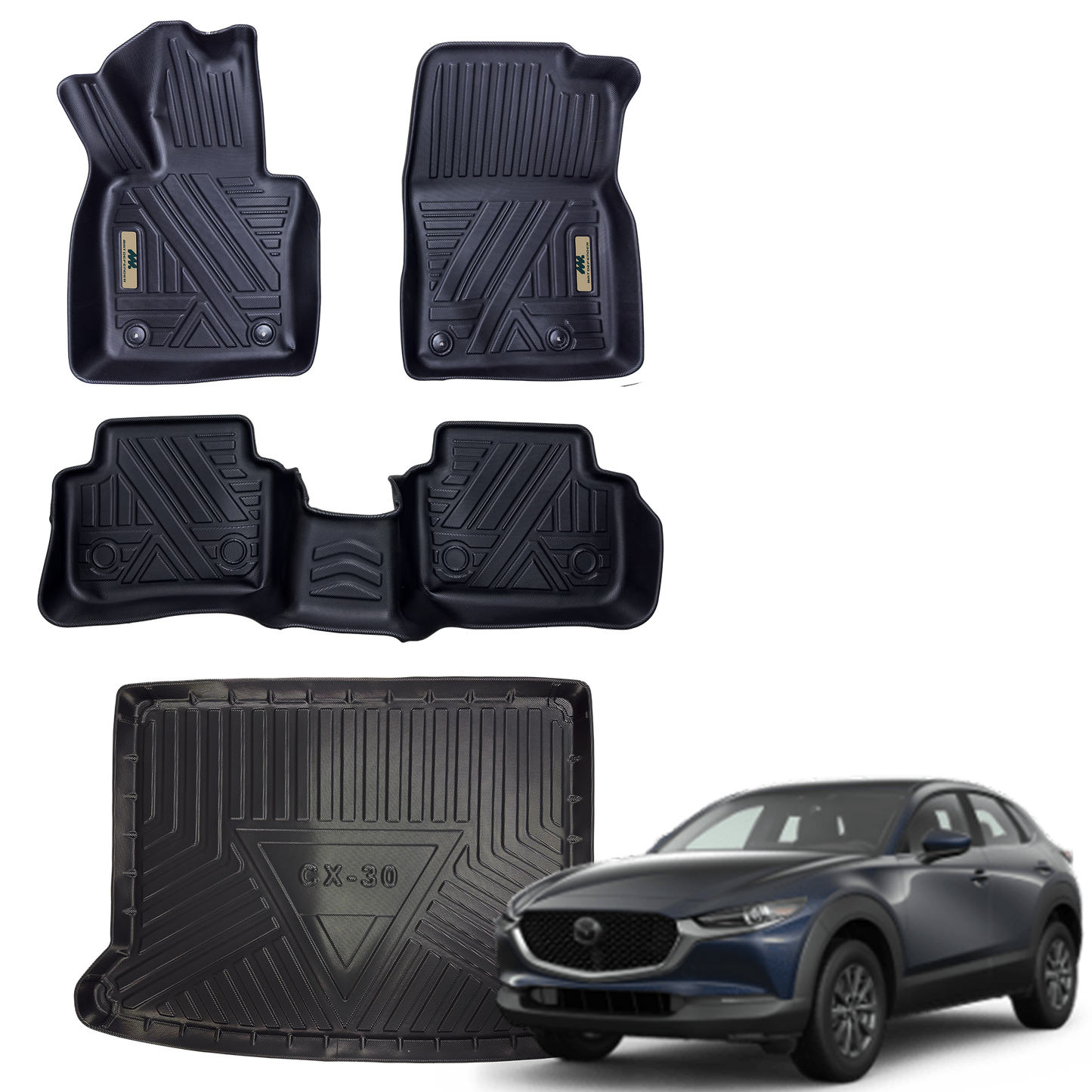 Tapetes Termoformados y Baul Matdefender Mazda CX-30