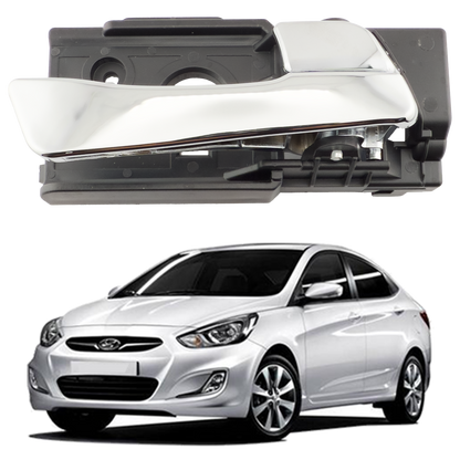 Manija Interior Accent I25 Delantera Derecha Cromada