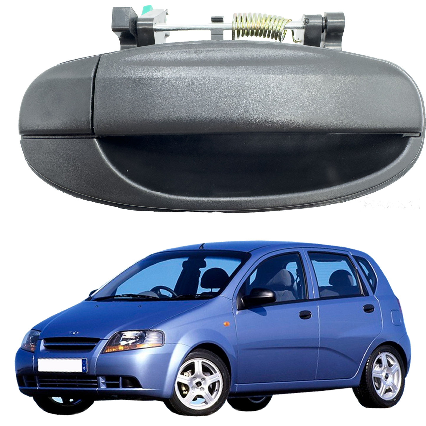 Manija Exterior Chevrolet Aveo Importada Trasera Derecha