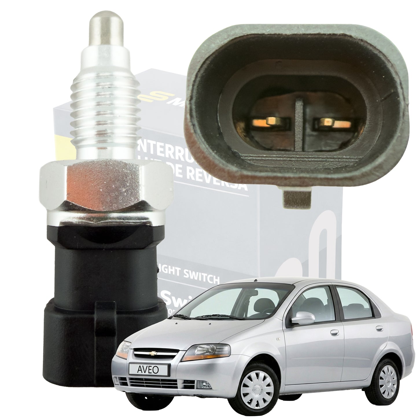 Pera Interruptor reversa Chevrolet Aveo 2004-2013