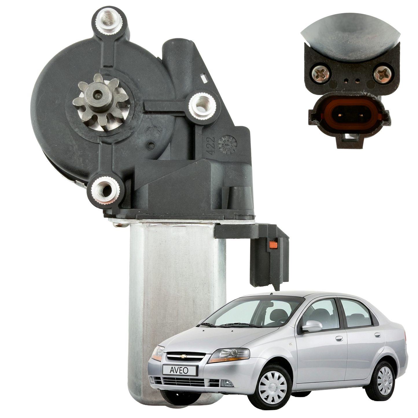 Motor Elevavidrio Izquierdo Chevrolet Aveo Family 2005-2013