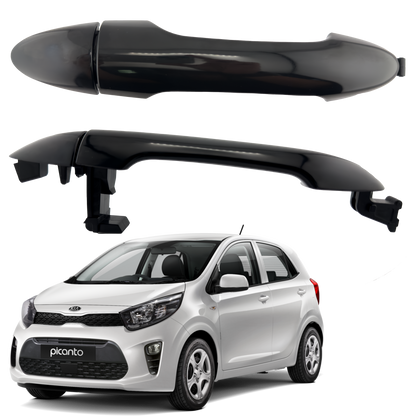 Manija Exterior Picanto Trasera Derecha Negra