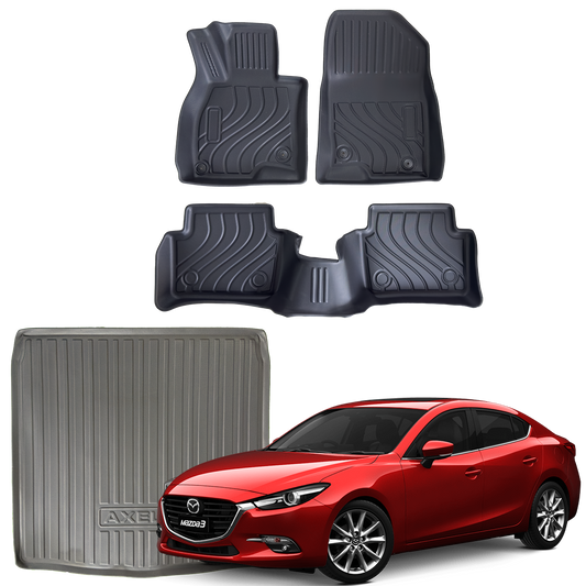 Tapetes y Baúl MatDefender Mazda 3 2015 - 2020 Sedan