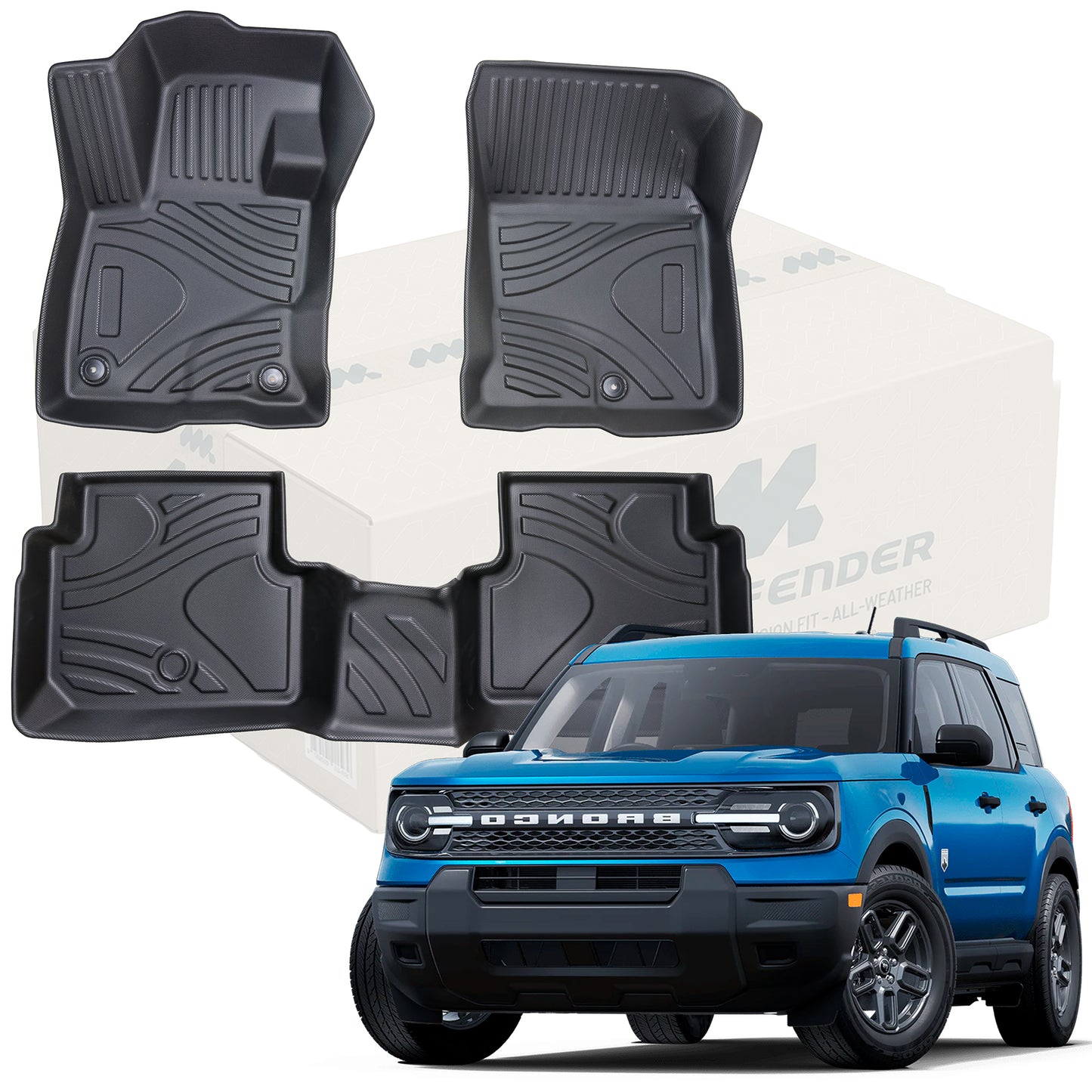 Tapetes Termoformados MatDefender Ford Bronco Sport