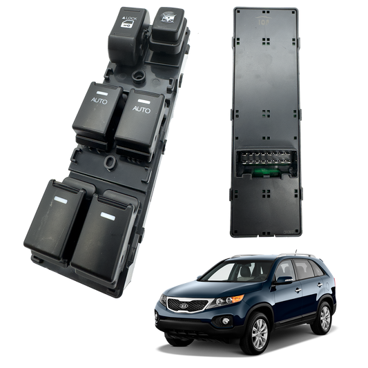 Switch Elevavidrios Principal Sorento 2010 - 2015 doble auto