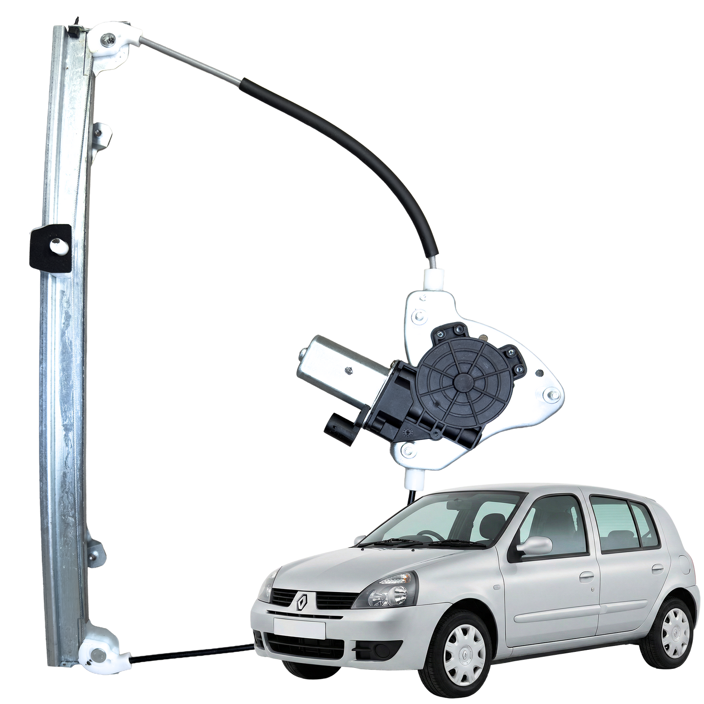 Cremallera Elevavidrio Clio 2 - Symbol Delantera Izquierda