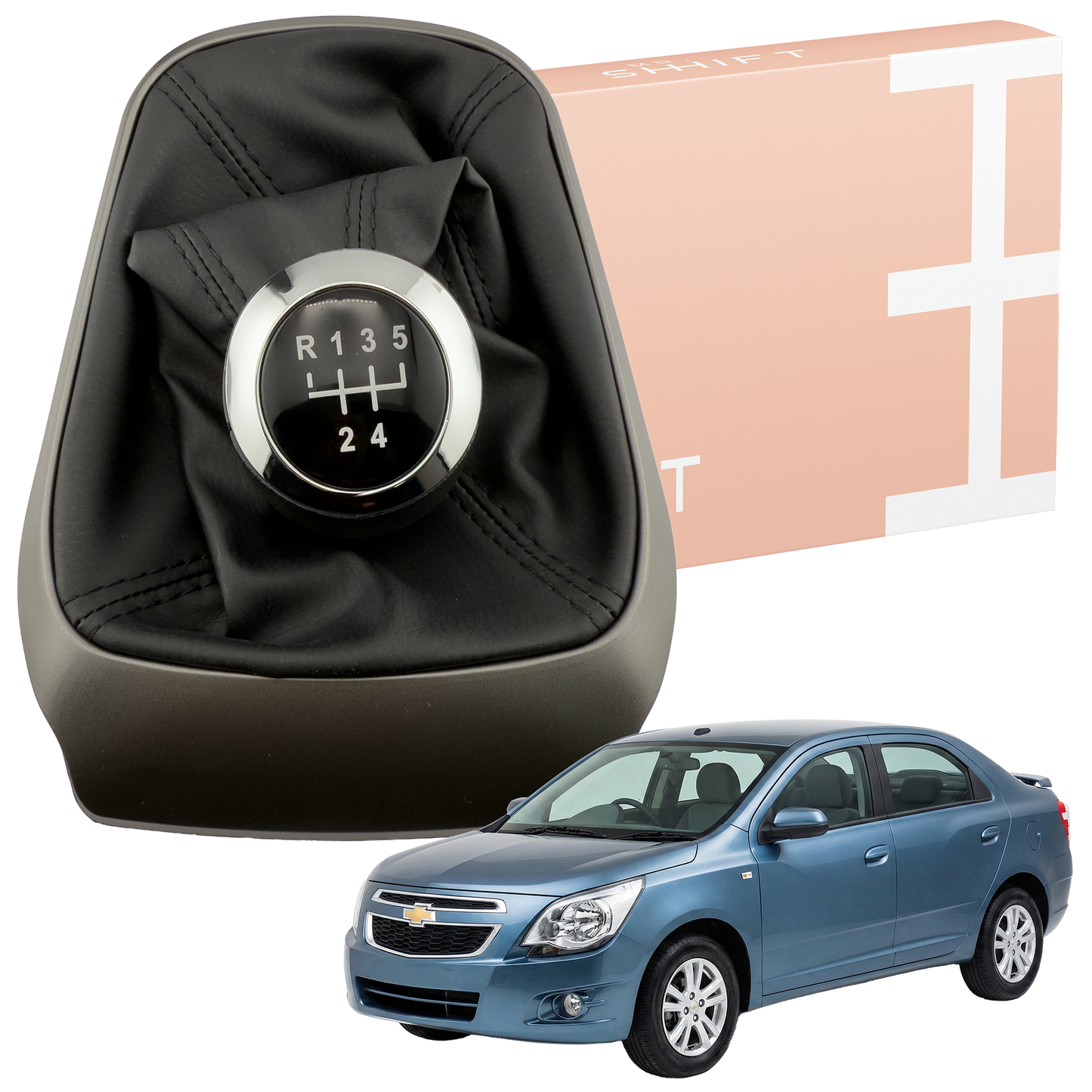 Pomo Pera MR SHHIFT Con Base Chevrolet Cobalt 2012-2018