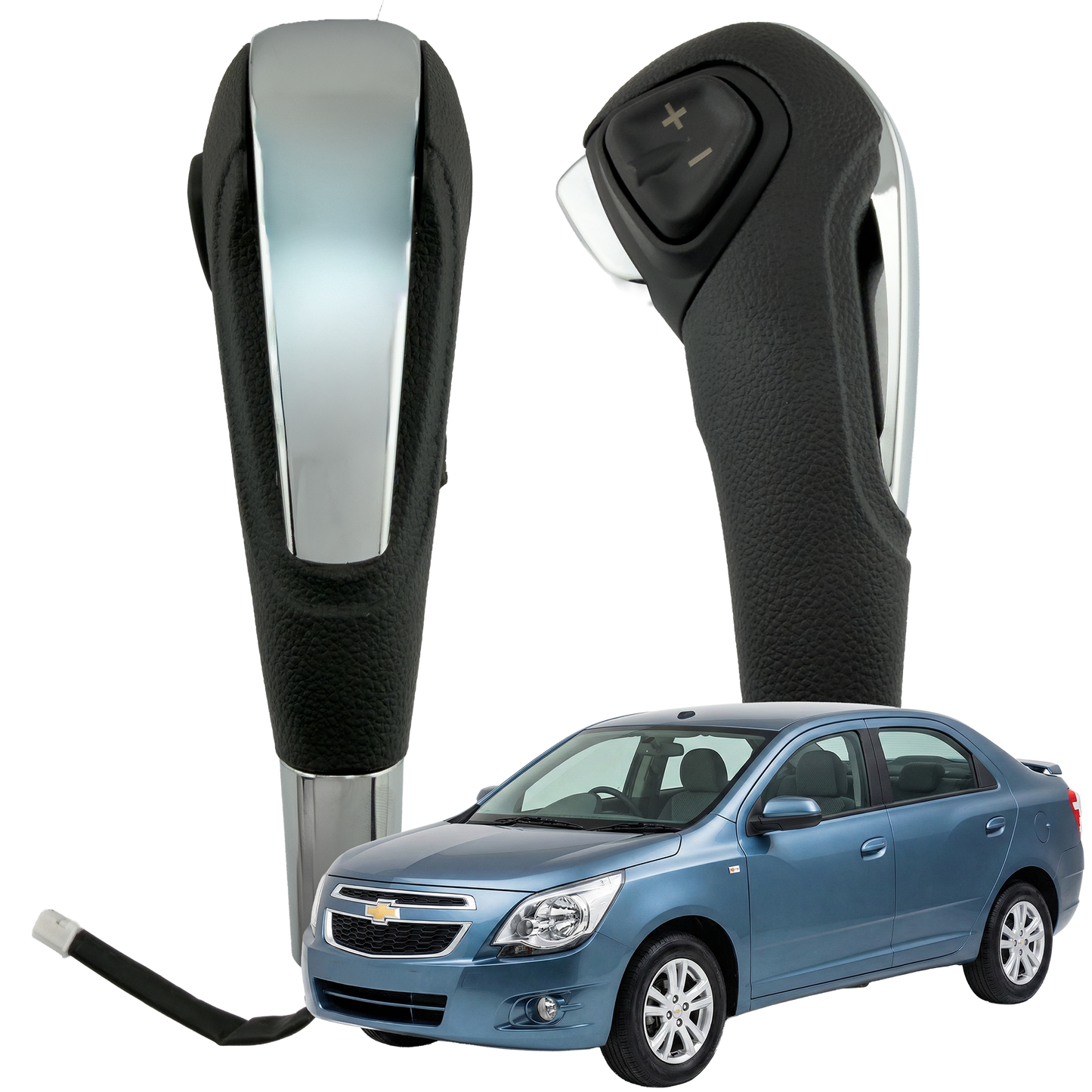 Pomo Pera Automatica Chevrolet Cobalt 2012-2017 Cromada