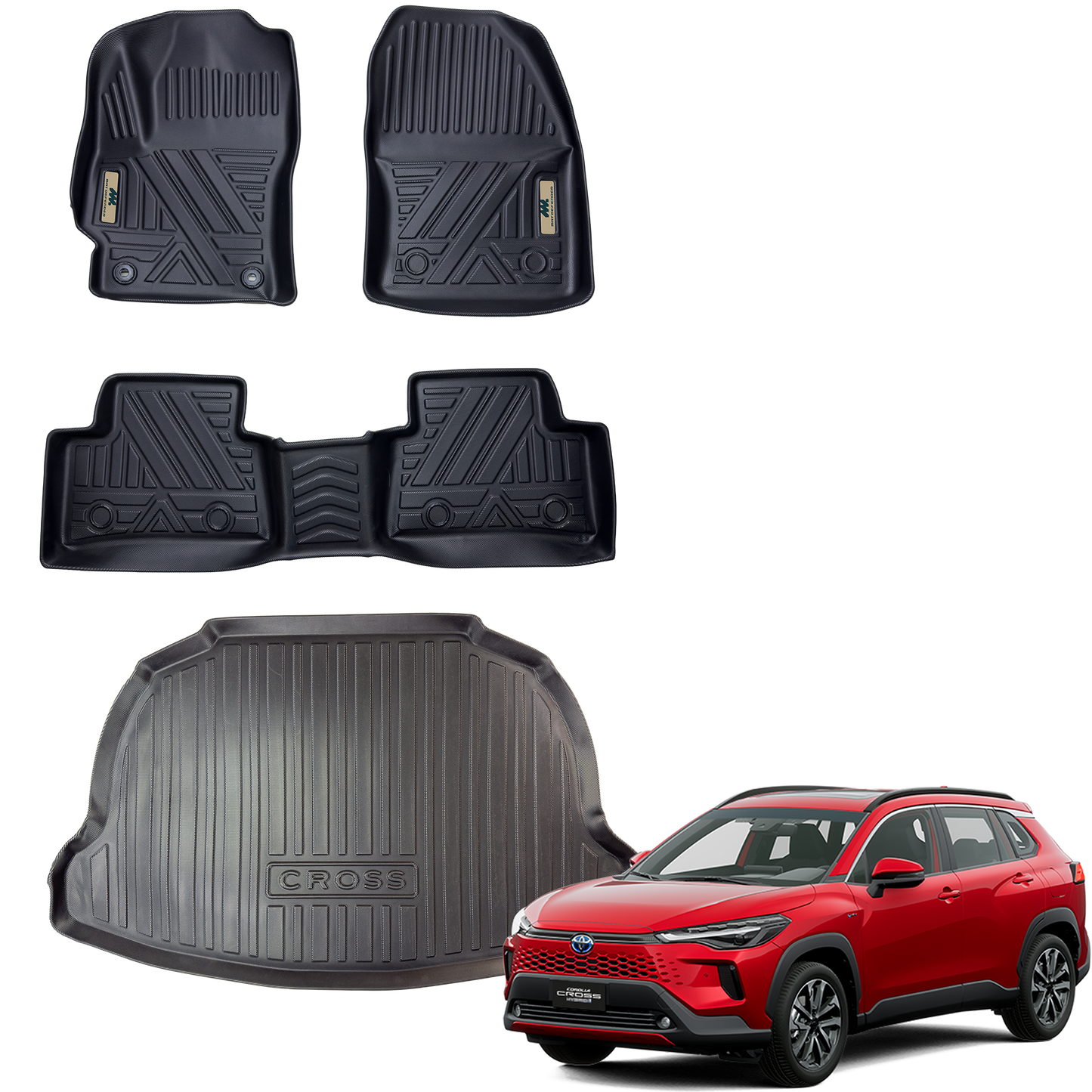 Tapetes Termoformados y Ba&#250;l MatDefender Corolla Cross