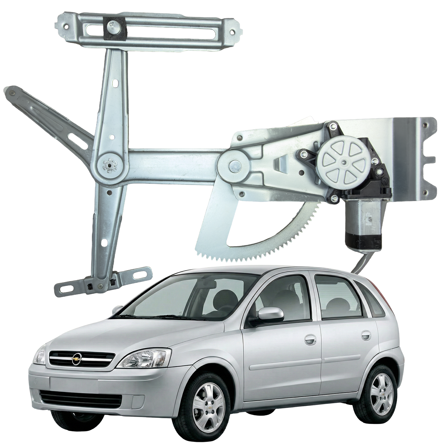 Cremallera Elevavidrio Corsa Evolution Delantera Izquierda