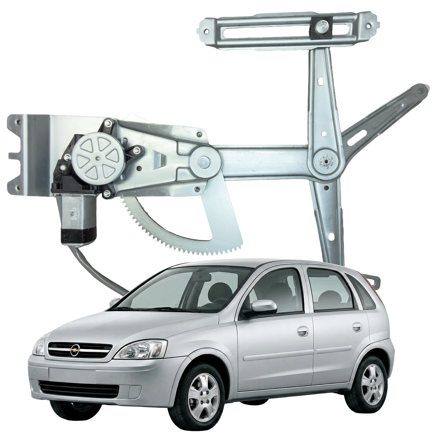 Cremallera Elevavidrio Corsa Evolution Delantera Derecha