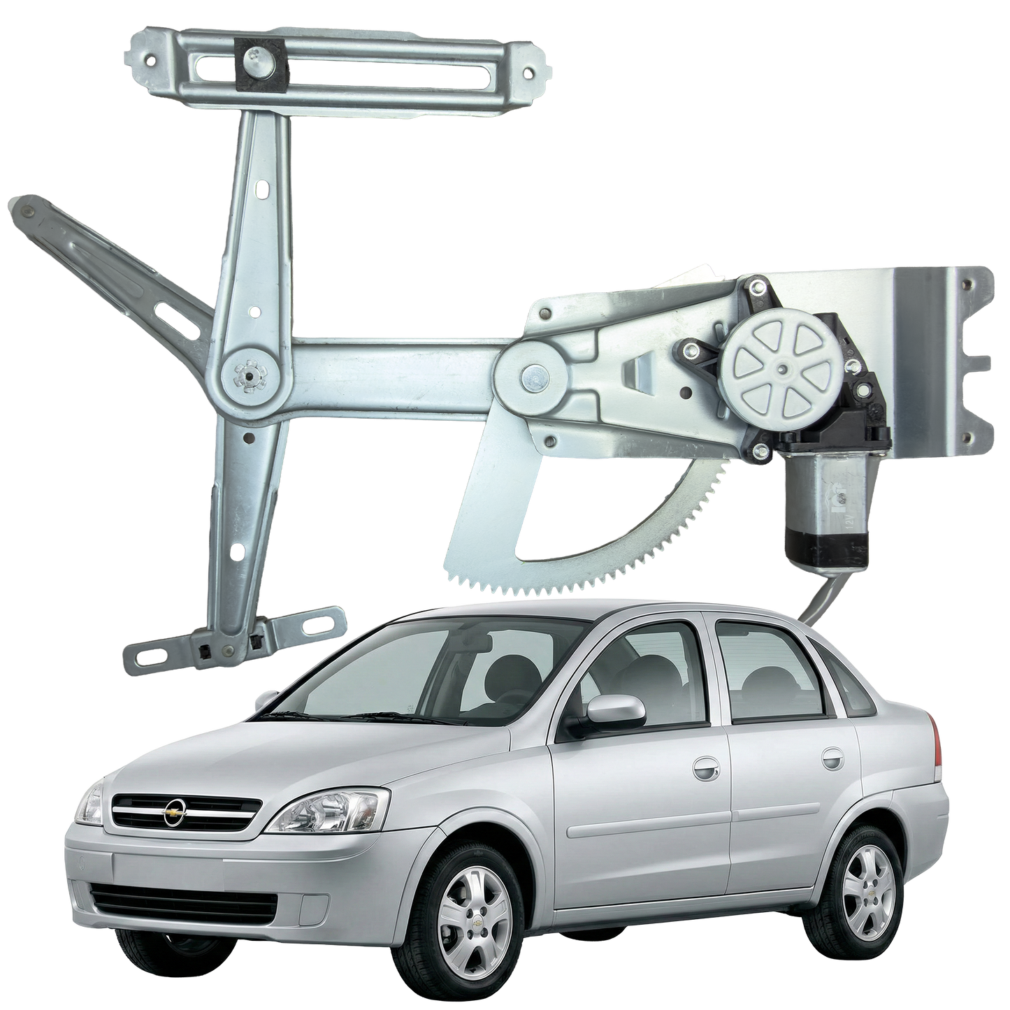 Cremallera Elevavidrio Corsa Evolution Delantera Izquierda