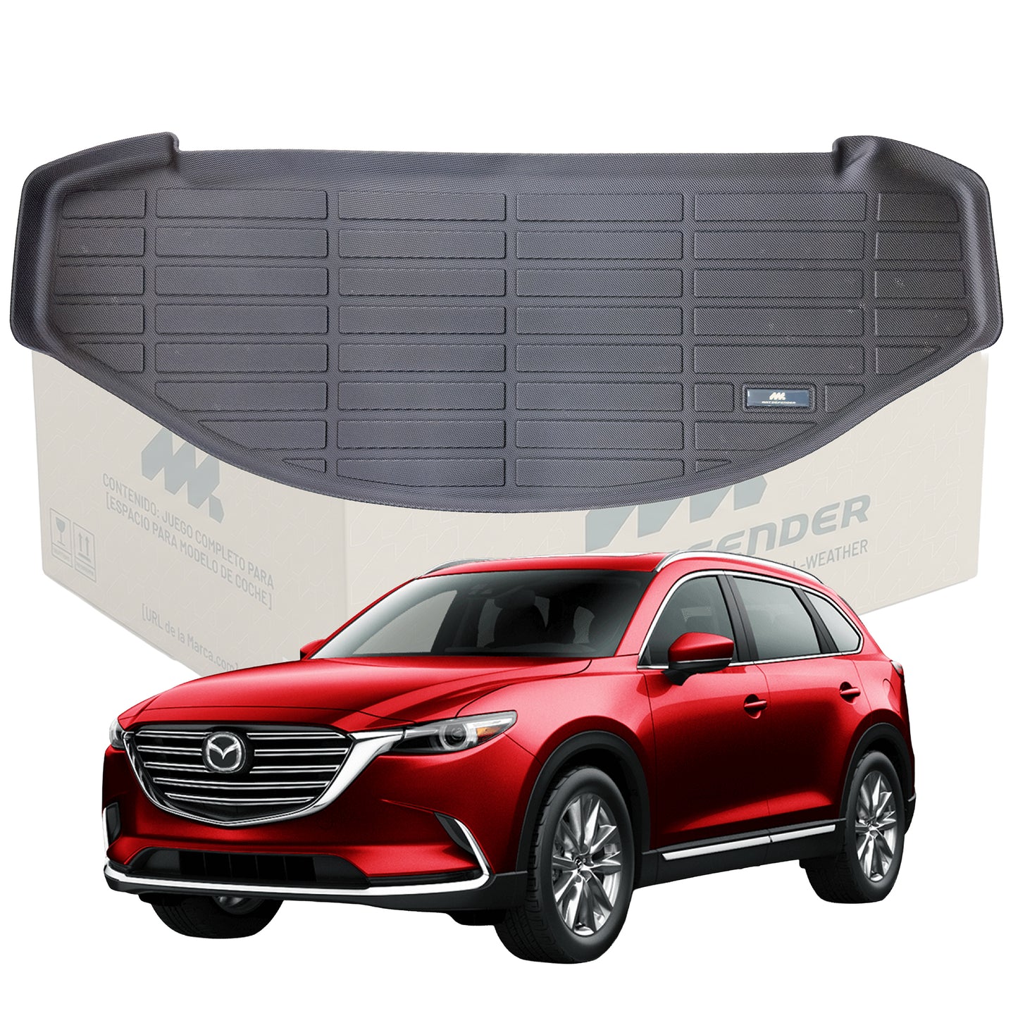 Tapete Termoformado Baul MatDefender Mazda CX9