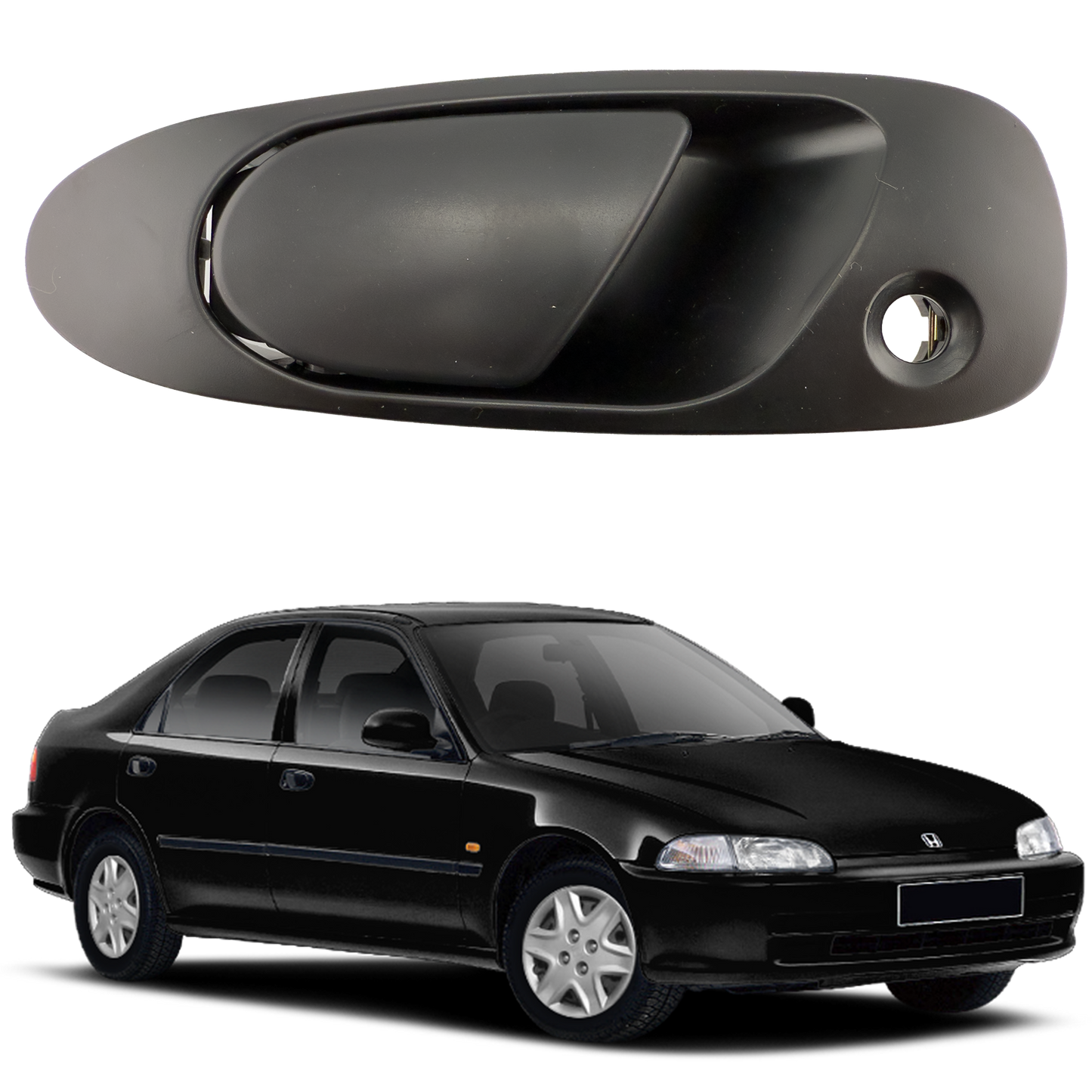 Manija Exterior Hushan Honda Civic delantera izquierda