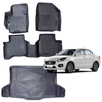 Tapetes Termoformados Baúl MatDefender Swift Dzire 2021 - 24