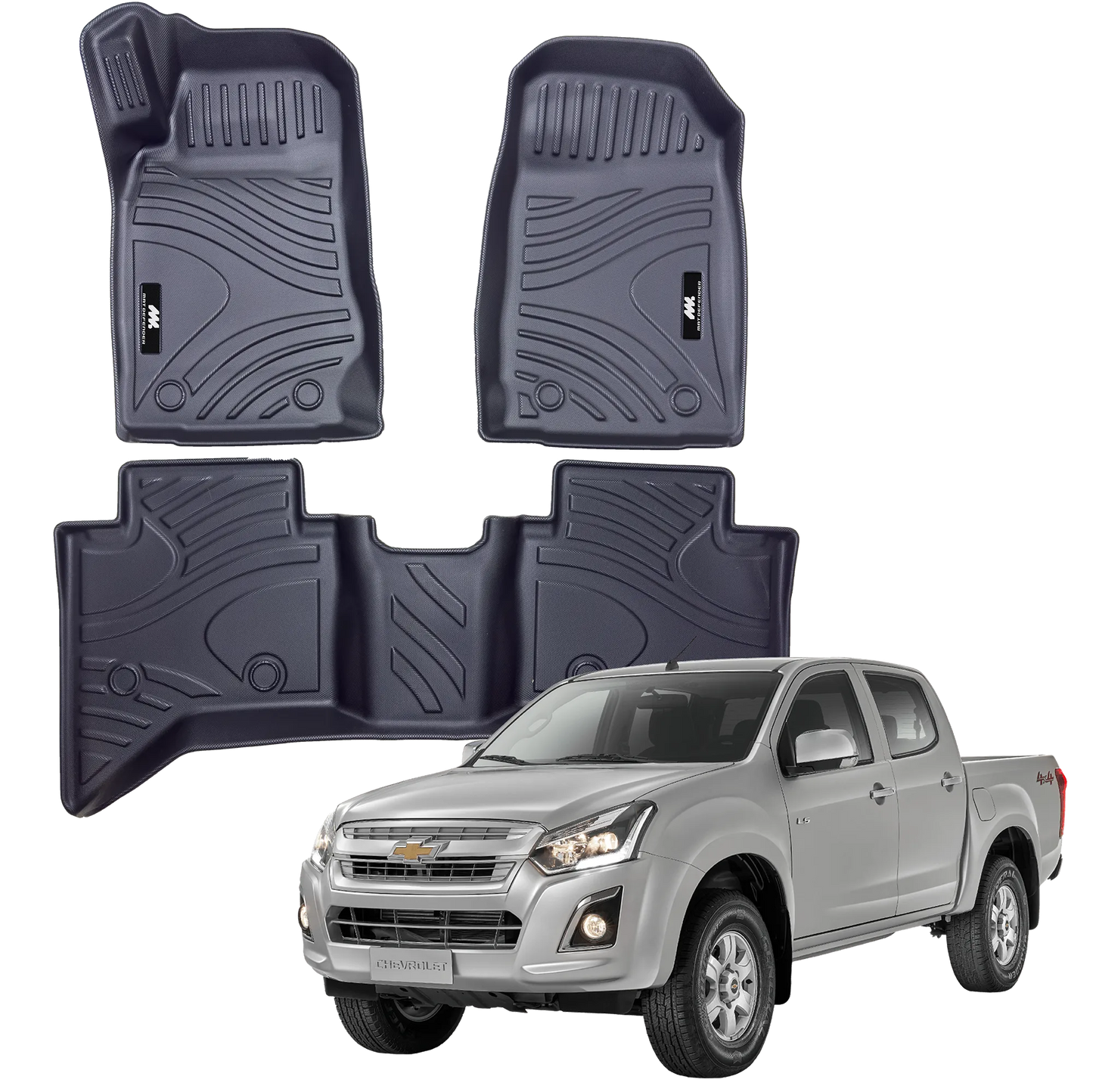 Tapetes Termoformados Matdefender Chevrolet Dmax 2015-2022