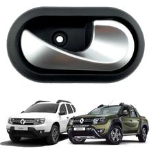 Manija Interior Duster 2012 - 2021 plateada Derecha