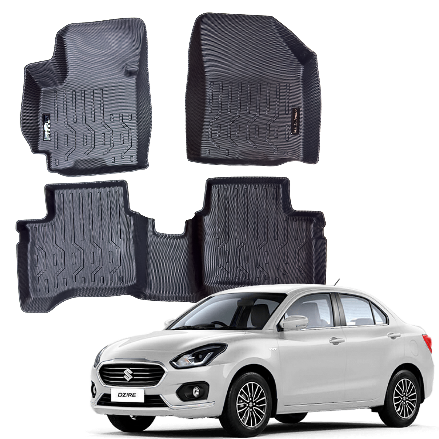 Tapetes Termoformados MatDefender Swift Dzire 2021 - 2024