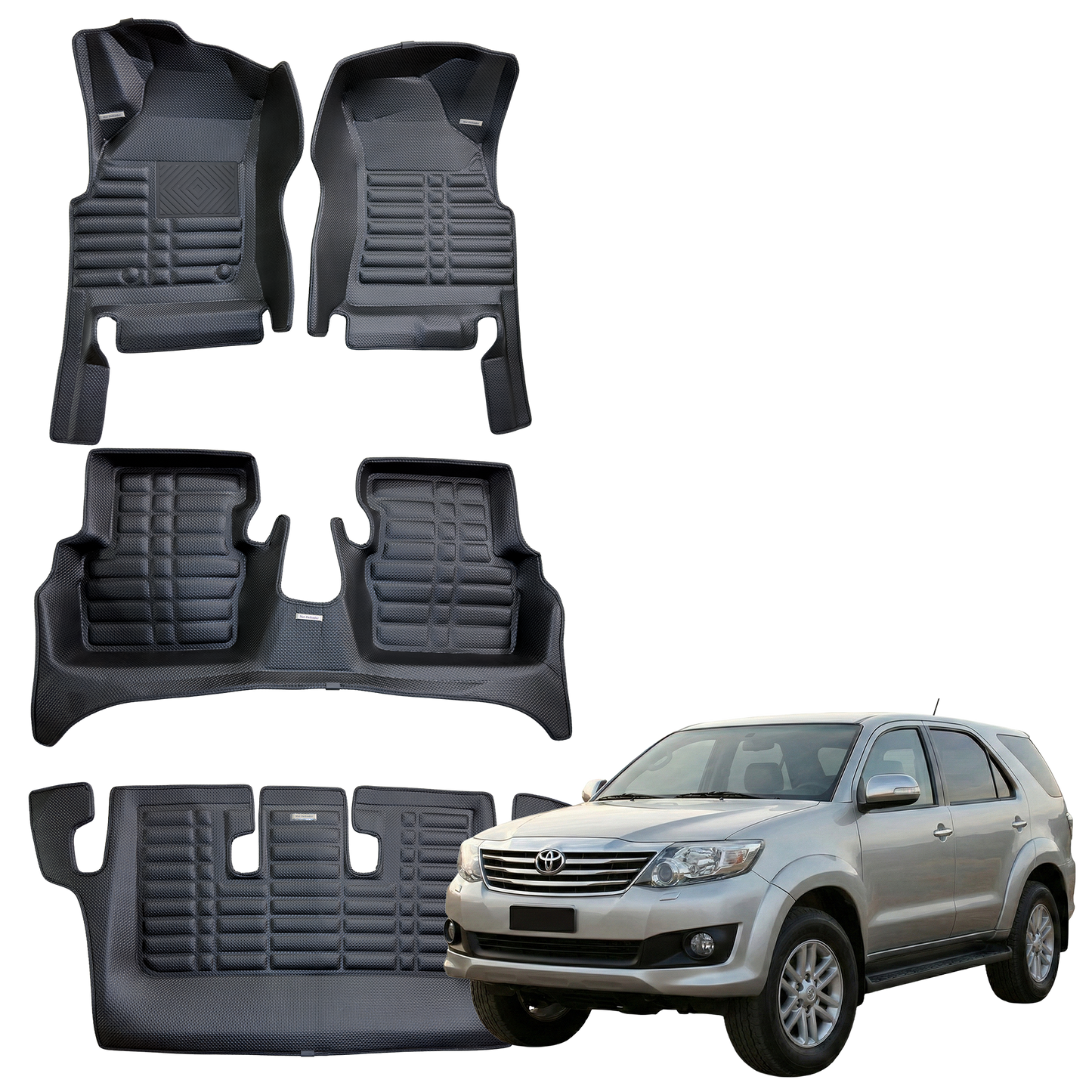 Tapetes Termoformados MatDefender 5D Fortuner 2005-2015