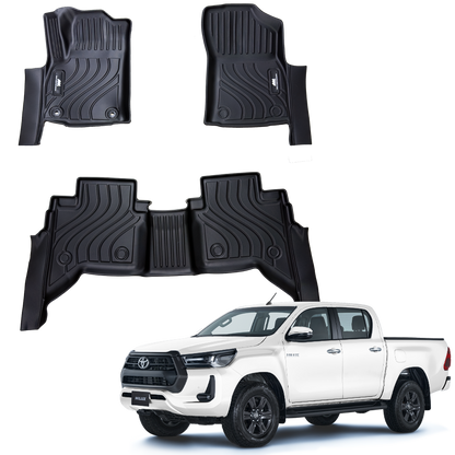 Tapetes Termoformado MatDefender 5D Hilux Revo 2017-2026